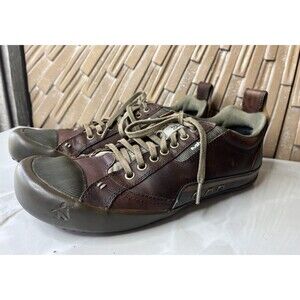 Cushe Voyager Men 11 Shoes Oxford Sneakers Brown Leather Lace Up